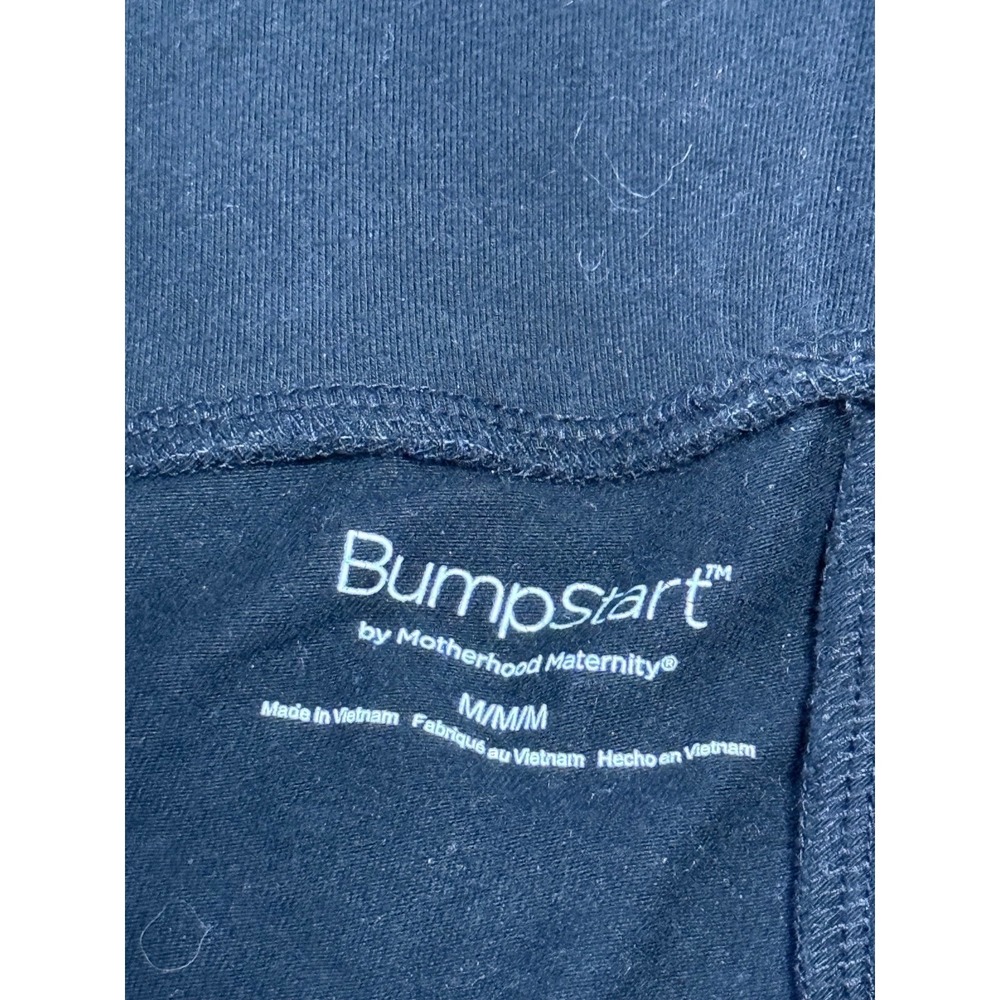 EUC Womens BUMPSTART motherhood maternity black set dress tank leggings top sz M - Picture 13 of 16